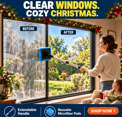 🔥Magnetic Streak-Free Glass Cleaning Kit – For Car Windows, Windshields & Home🔥 TODAY ONLY — 50% OFF