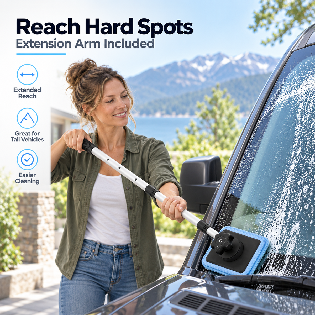 🔥Magnetic Streak-Free Glass Cleaning Kit – For Car Windows, Windshields & Home🔥 TODAY ONLY — 50% OFF