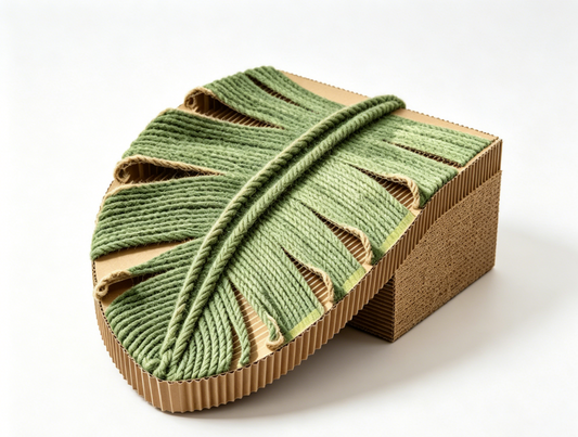 Monstera Leaf Cat Scratcher, Dual-Material Sisal & Corrugated Cat Scratching Pad